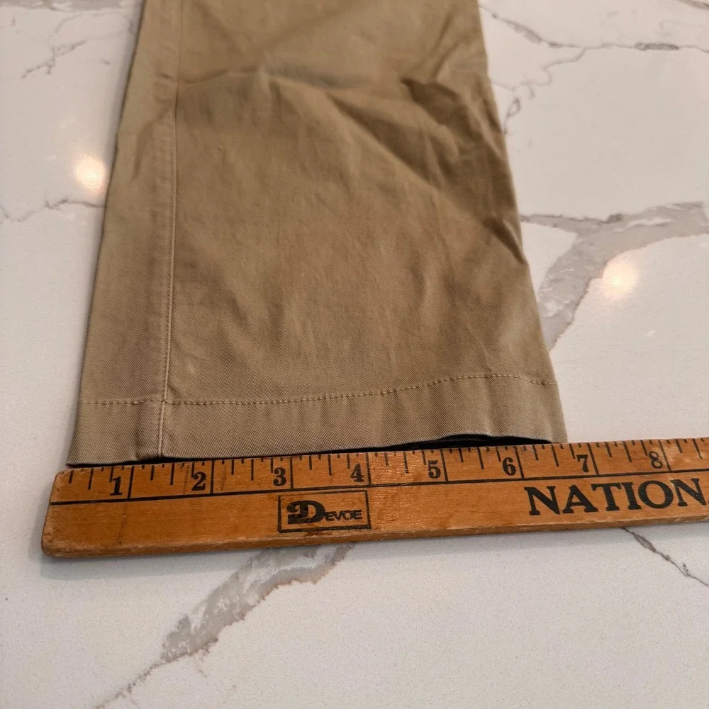 Fabletics Only Pant Mens‎ 34x28.5 Khaki Tan Technical Chino Stretch Trousers